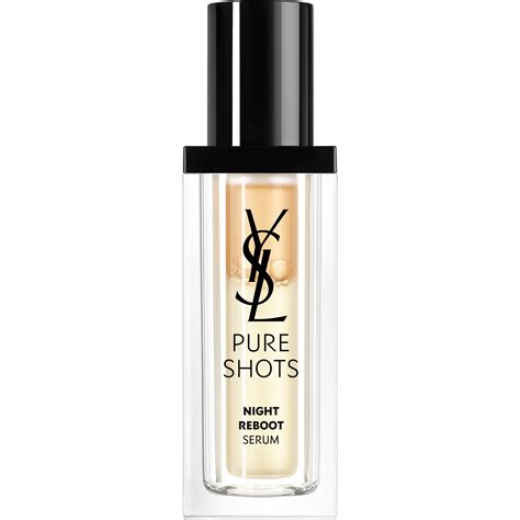 ysl pure shots night reboot serum好用|pure shots light up serum.